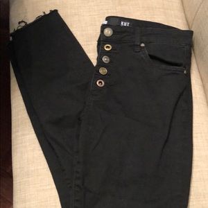 Kut Donna High Rise Skinny jeans Black
